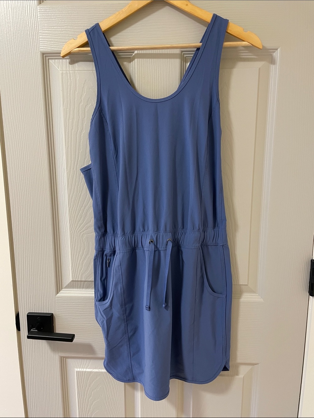 Patagonia Blue Drawstring Casual Dress